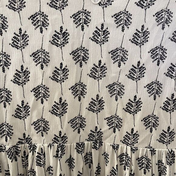 Joyfolie Mia Joy Alicia Maxi Dress Blue Leaf Print Boho Girls Size 8 - Picture 6 of 14